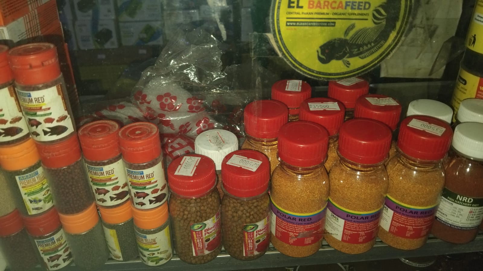 pakan botol kecil
